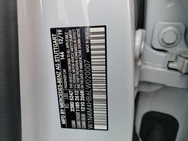 2020 MERCEDES-BENZ GLB 250 4M W1N4M4HB6LW020007