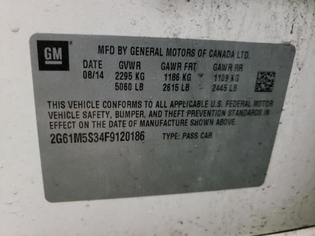 2015 CADILLAC XTS LUXURY 2G61M5S34F9120186