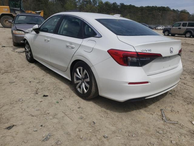 2022 HONDA CIVIC LX 2HGFE2F23NH510007