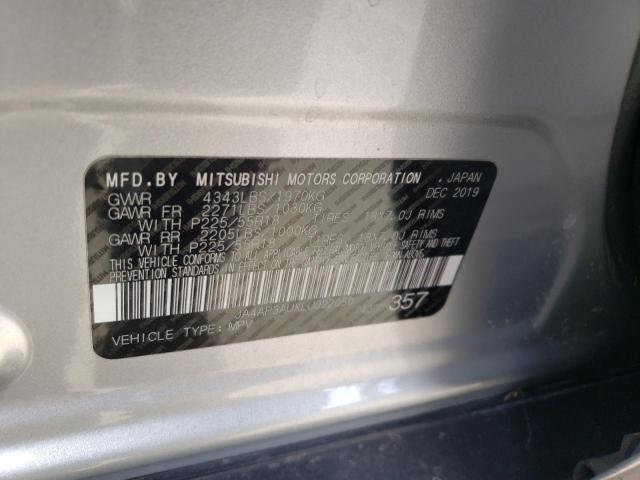 2020 MITSUBISHI OUTLANDER JA4AP3AUXLU022050