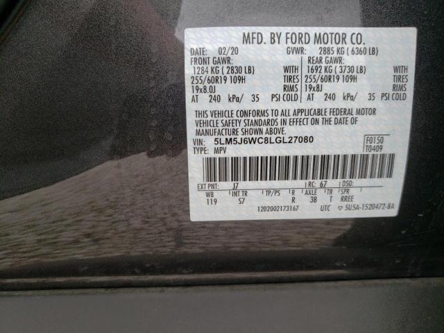 2020 LINCOLN AVIATOR 5LM5J6WC8LGL27080