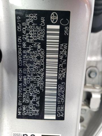 2020 TOYOTA COROLLA LE JTDEPRAE9LJ043587