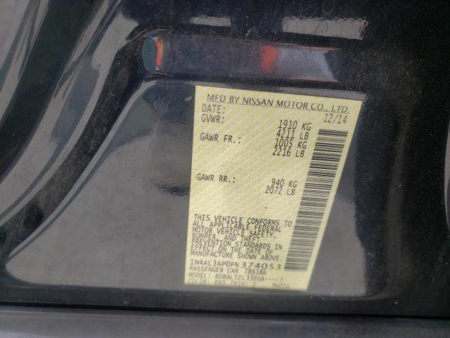 2015 NISSAN ALTIMA 2.5 1N4AL3AP0FN374053