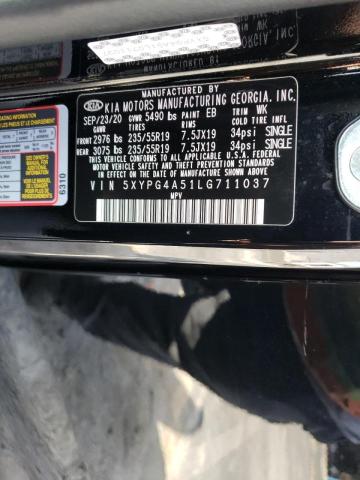 2020 KIA SORENTO S 5XYPG4A51LG711037