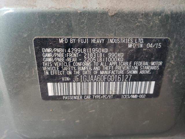 JF1GJAA60FG016127 Subaru Impreza 2015. Фото: 9