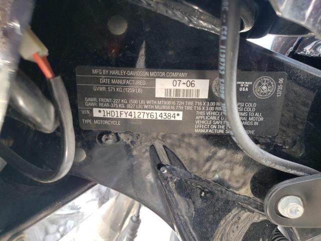 2007 HARLEY-DAVIDSON FLHRS 1HD1FY4127Y614384