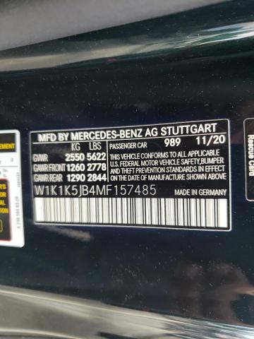 2021 MERCEDES-BENZ E 450 W1K1K5JB4MF157485
