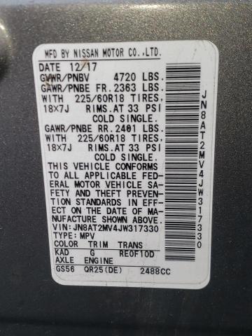 2018 NISSAN ROGUE S JN8AT2MV4JW317330