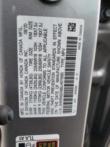 2020 HONDA CR-V EXL 2HKRW2H88LH675680