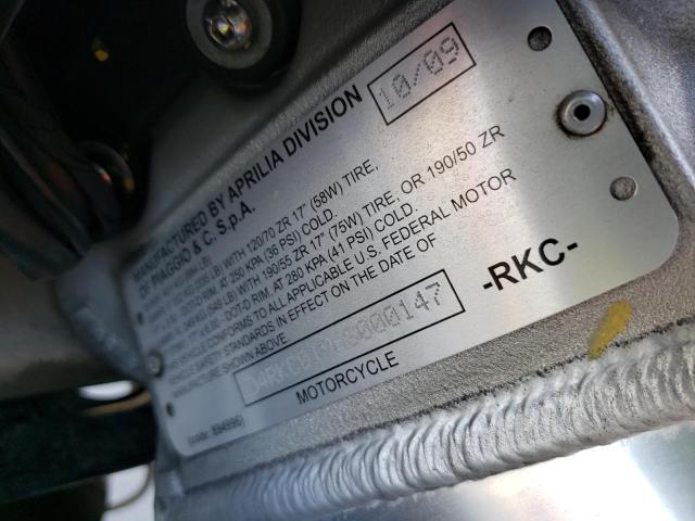 2010 APRILIA RSV4 R ZD4RKC019AS000147