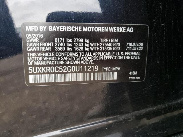 2016 BMW X5 XDRIVE3 5UXKR0C52G0U11219