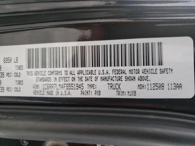 2015 RAM 1500 SLT 1C6RR7LM4FS551945