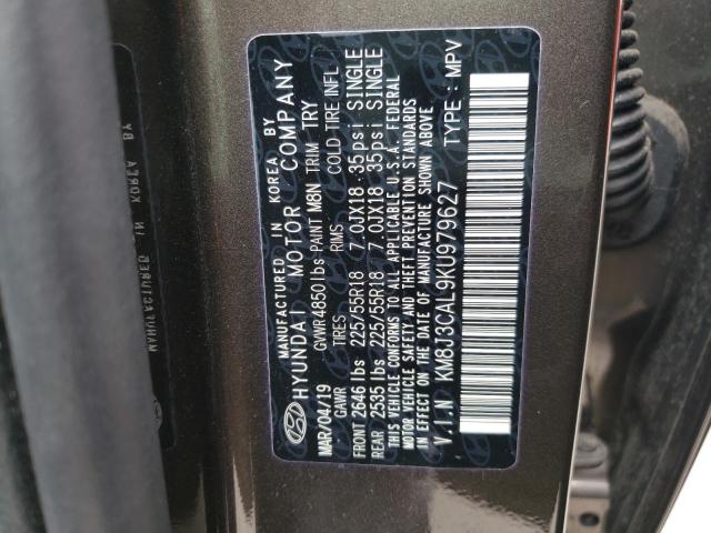 2019 HYUNDAI TUCSON LIM KM8J3CAL9KU979627