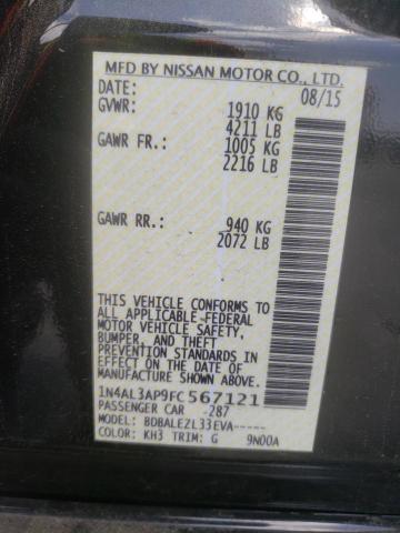 2015 NISSAN ALTIMA 2.5 1N4AL3AP9FC567121