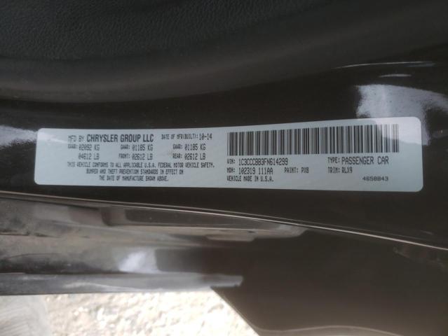 2015 CHRYSLER 200 S 1C3CCCBB3FN614299