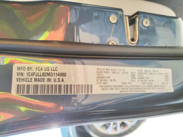 2021 JEEP CHEROKEE L 1C4PJLLB2MD114980