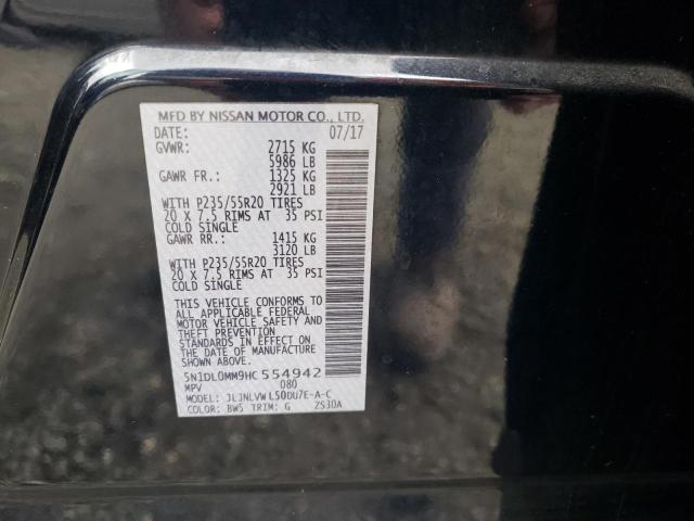 2017 INFINITI QX60 5N1DL0MM9HC554942