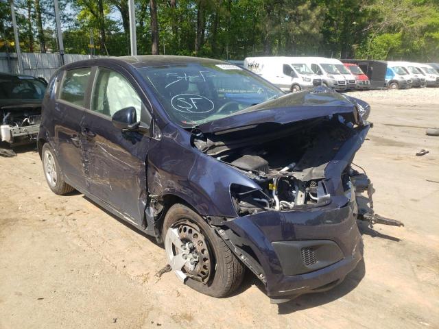 Chevrolet Sonic salvage cars for sale: 2016 Chevrolet Sonic