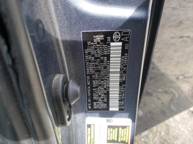 2016 TOYOTA COROLLA L 2T1BURHE9GC698044