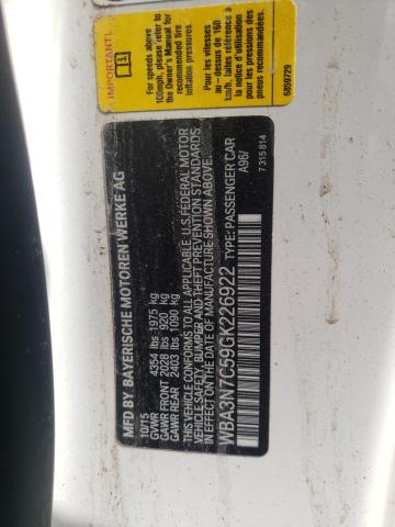2016 BMW 428 I WBA3N7C59GK226922