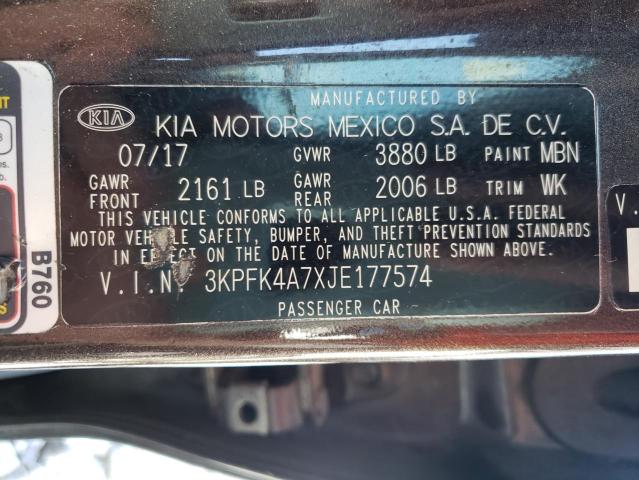 2018 KIA FORTE LX 3KPFK4A7XJE177574