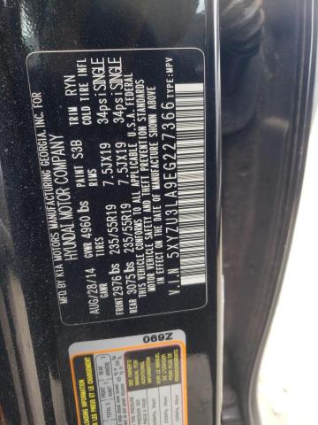 5XYZU3LA9EG227366 Hyundai Santa Fe S 2014. Фото: 9