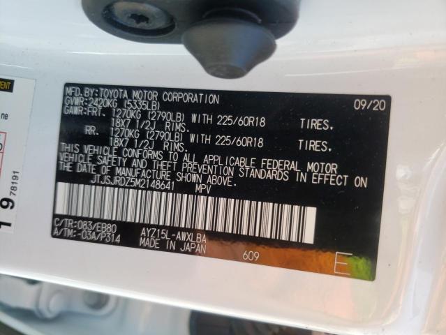2021 LEXUS NX 300H BA JTJSJRDZ5M2148641