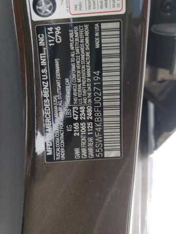 2015 MERCEDES-BENZ C 300 4MAT 55SWF4KB8FU027194