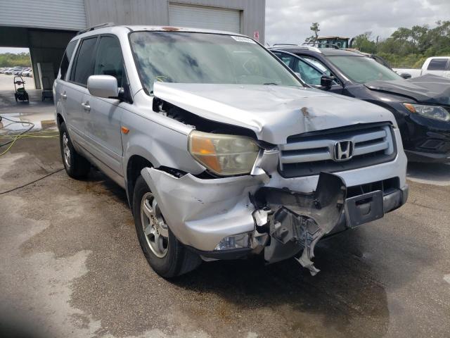 Salvage cars for sale from Copart Fort Pierce, FL: 2006 Honda Pilot EX
