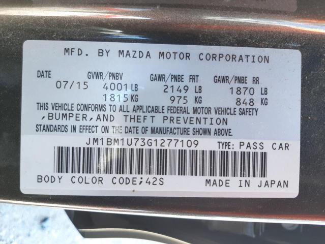 2016 MAZDA 3 SPORT JM1BM1U73G1277109