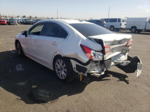 2016 SUBARU LEGACY 2.5 4S3BNAC66G3005373