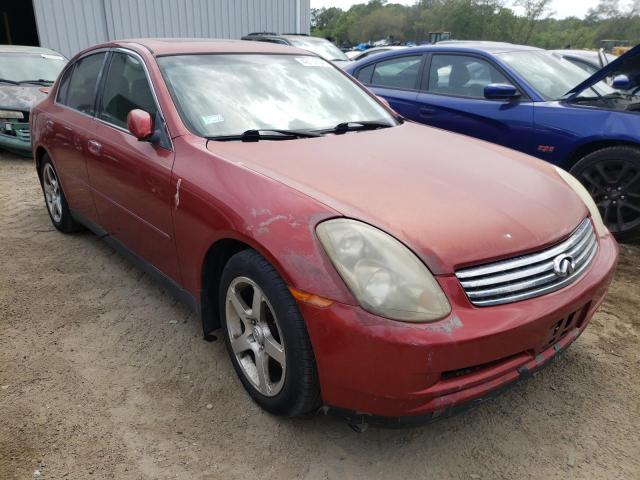 Salvage cars for sale at Jacksonville, FL auction: 2004 Infiniti G35