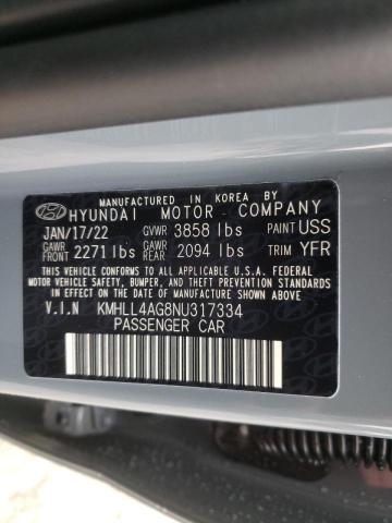 2022 HYUNDAI ELANTRA SE KMHLL4AG8NU317334