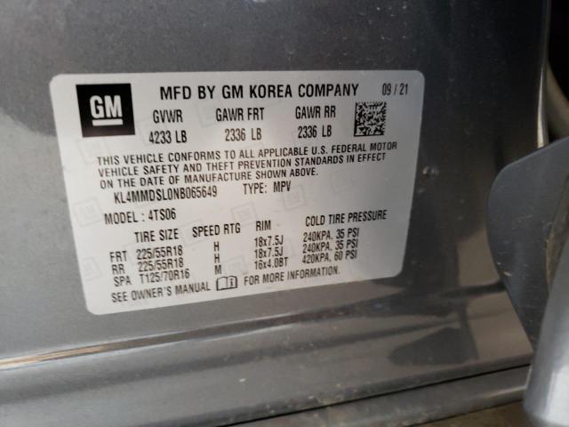 2022 BUICK ENCORE GX KL4MMDSL0NB065649