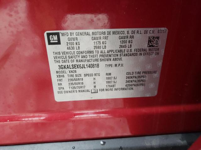 2018 GMC TERRAIN DE 3GKALSEX6JL140818