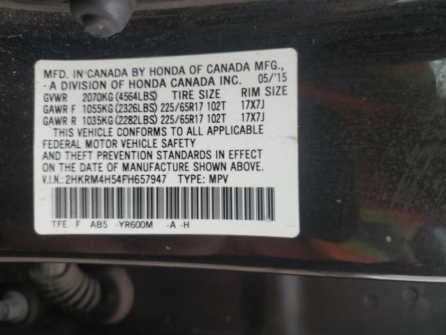 2015 HONDA CR-V EX 2HKRM4H54FH657947