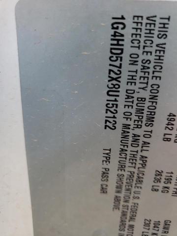 1G4HD572X8U152122 Buick Lucerne Cx 2008. Фото: 9
