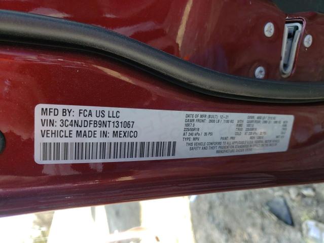 2022 JEEP COMPASS AL 3C4NJDFB9NT131067