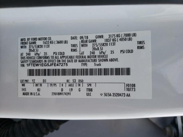 Фото: 1FTEW1EG5JFE47275 - 10