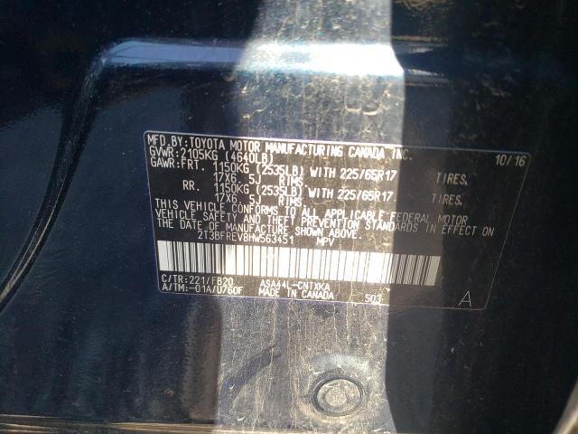 2017 TOYOTA RAV4 LE 2T3BFREV8HW563451