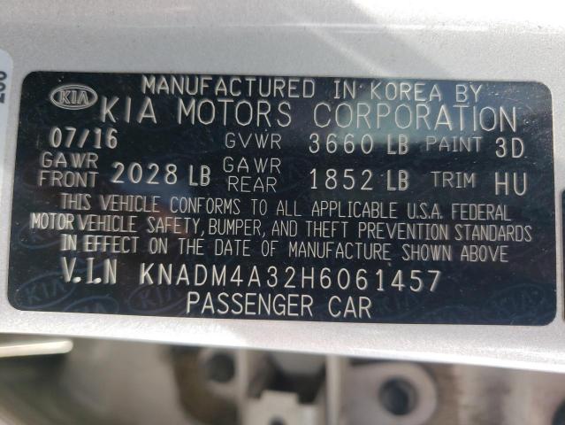 2017 KIA RIO LX KNADM4A32H6061457