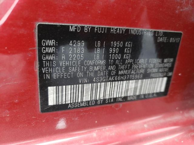 2017 SUBARU IMPREZA SP 4S3GTAK66H3715968