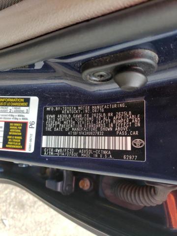 2017 TOYOTA CAMRY LE 4T1BF1FK3HU627832