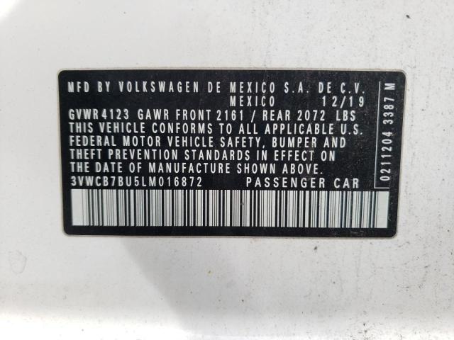 2020 VOLKSWAGEN JETTA S 3VWCB7BU5LM016872