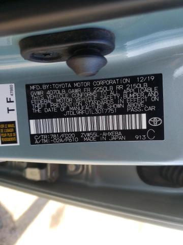 2020 TOYOTA PRIUS LE JTDL9RFU1L3017751