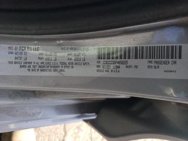 2015 CHRYSLER 200 C 1C3CCCCG5FN656225