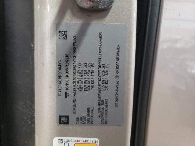 2021 CHEVROLET SUBURBAN C 1GNSCCKD0MR142116