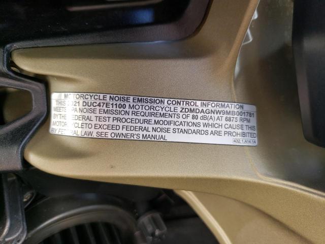 2021 DUCATI PANIGALE V ZDMDAGNW9MB001781