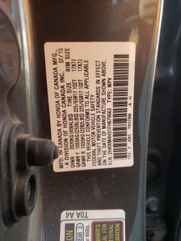 2015 HONDA CR-V EX 2HKRM4H51FH679663