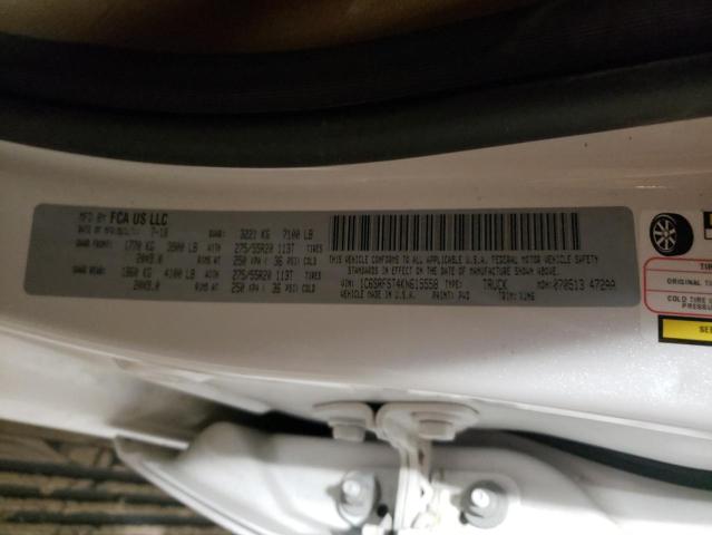 2019 RAM 1500 LONGH 1C6SRFST4KN615558